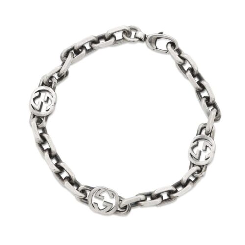 グッチ ブレスレット インターロッキング チェーン Ag925 620798