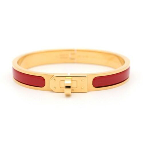 エルメス ブレスレット ミニクリック ケリー PM レッド/ゴールド金具