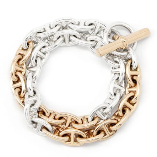 エルメス ブレスレット シェーヌダンクル ドゥブルトゥール PM