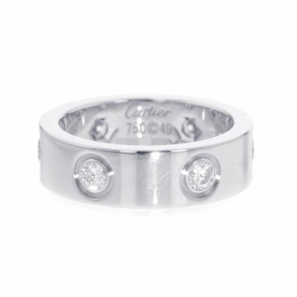 ソリテール リング LOVE ホワイトゴールド