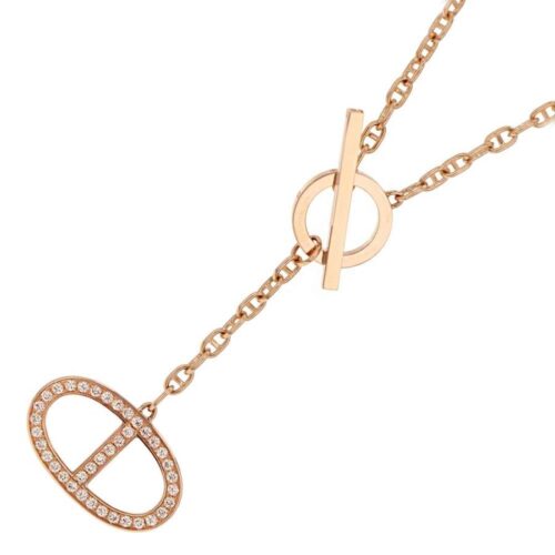 エルメス シェーヌダンクル コントゥールGM K18PG