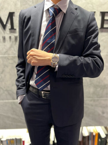 ロレックス ビジネススーツ スタイリング
