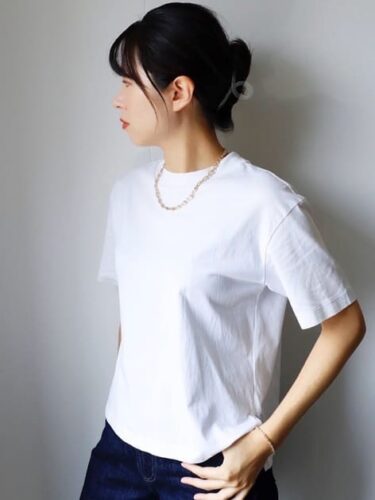 コーディネート1.デニムと白シャツで格上げカジュアル