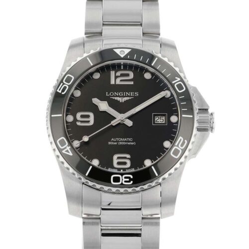 ロンジン ハイドロコンクエスト L3.781.4.56.6 黒文字盤