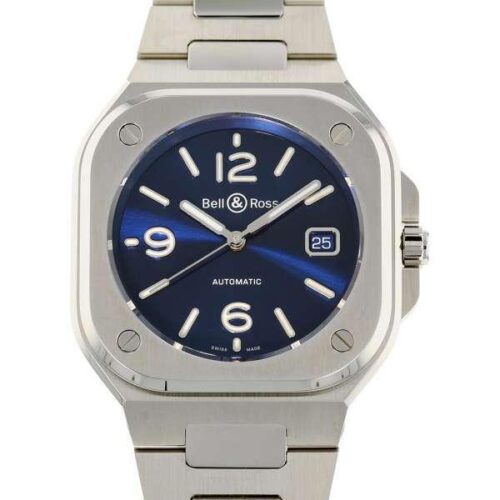 ベル&ロス BR05 ブルースティール BR05A-BLU-ST/SST Bell&Ross 腕時計 ブルー文字盤