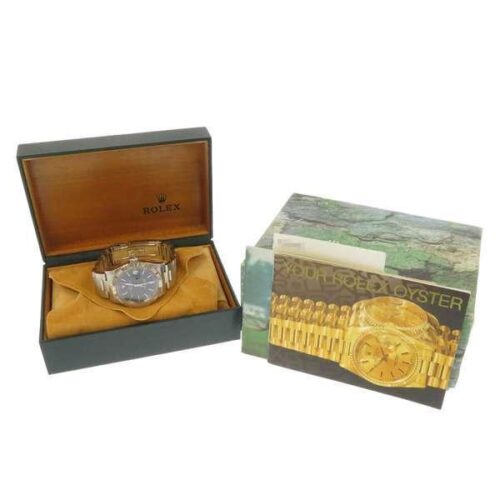 ロレックス デイトジャスト サンダーバード SS P番 16264 ROLEX 腕時計 黒文字盤 安心保証