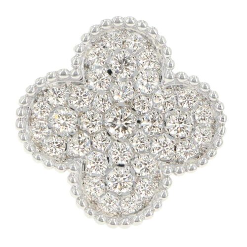 ヴァンクリーフ&アーペル リング マジック アルハンブラ リング ダイヤモンド 37P 1.06ct K18WG サイズ47 VCARN9WU47