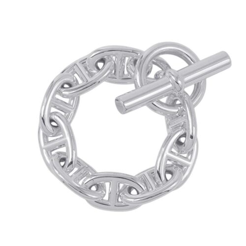 エルメス ブレスレット シェーヌダンクルTGM 9コマ SV925シルバー HERMES ジュエリー