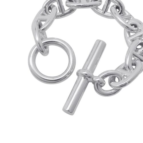 エルメス ブレスレット シェーヌダンクルTGM 9コマ SV925シルバー HERMES ジュエリー