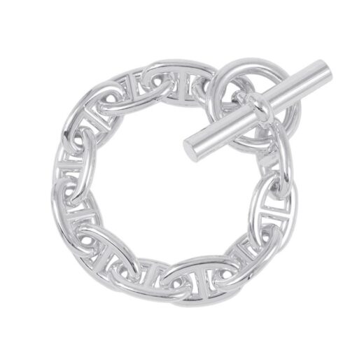 エルメス ブレスレット シェーヌダンクルTGM 11コマ SV925シルバー HERMES ジュエリー