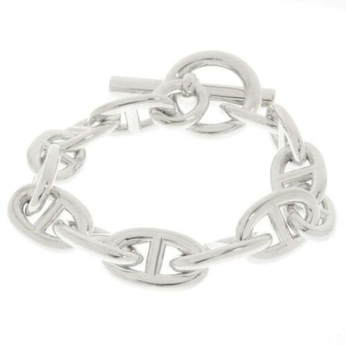 エルメス ブレスレット シェーヌダンクルTGM シルバー925 SV925 13コマ HERMES Chaine d Ancre 安心保証