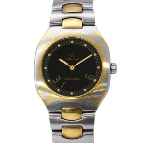 オメガ シーマスター シーマスターポラリス デジタル アナログ デジアナ SS/K18YG