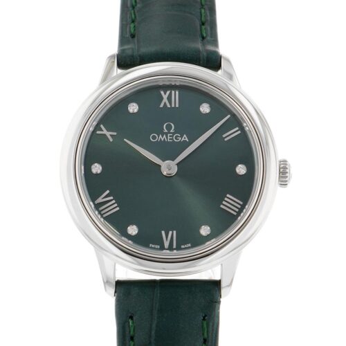 オメガ デ・ヴィル プレステージ 434.13.28.60.60.001 OMEGA 腕時計 グリーン文字盤