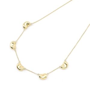 ティファニー ネックレス ペレッティ ビーン ネックレス 5P K18YGイエローゴールド