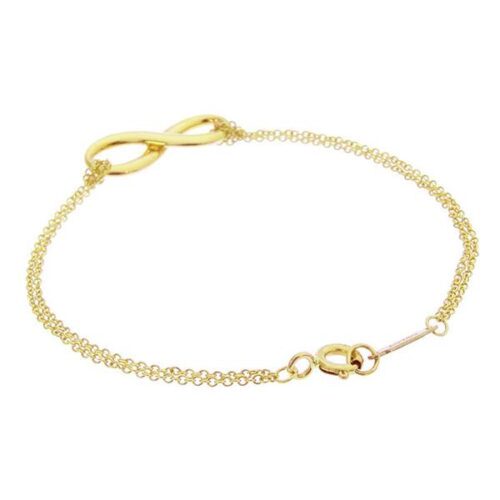 ティファニー ブレスレット インフィニティ ダブル K18YGイエローゴールド Tiffany&Co. ジュエリー