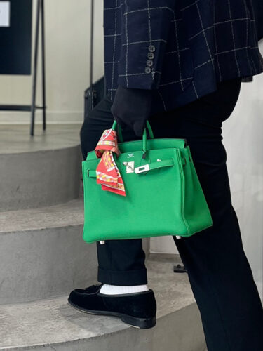 エルメス バーキン25 バンブー スタイリング