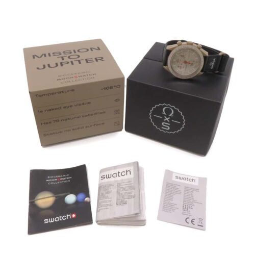 ウォッチ オメガ コラボ MISSION TO JUPITER ミッション トゥ ジュピター SO33C100 ブラウン文字盤