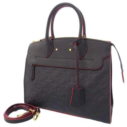 ルイヴィトン ハンドバッグ モノグラム・アンプラント ポンヌフMM M42817 2wayショルダーバッグ 【安心保証】