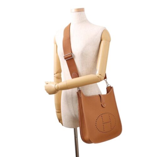 エルメス ショルダーバッグ エブリン3 PM ゴールド