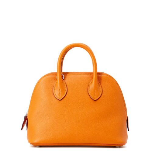 エルメス ボリード1923 ミニ ヴェルソ アプリコット/ゴールド/シルバー金具 エバーカラー K刻印 HERMES 2wayショルダー