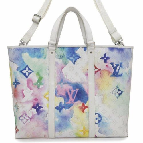 ルイヴィトン トートバッグ ウォーターカラー・モノグラム ウィークエンド・トートGM