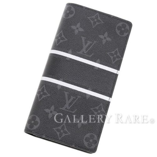 ルイヴィトン 長財布 モノグラム・エクリプス フラッシュ ポルトフォイユ・ブラザ