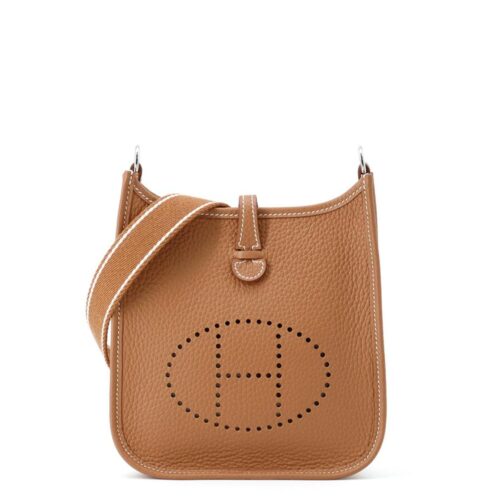 エルメス エブリンTPM 111cm アマゾン ゴールド/シルバー金具 トリヨンクレマンス K刻印