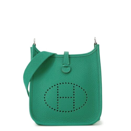 エルメス エブリンTPM 111cm アマゾン ヴェールヴェルティゴ/シルバー金具 トリヨンクレマンス W刻印