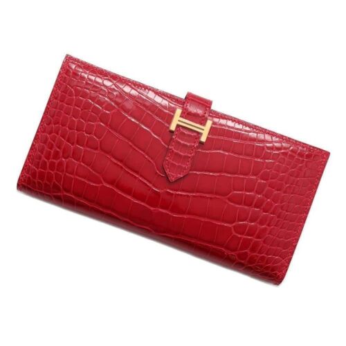 エルメス ベアンスフレ アリゲーターシャイン