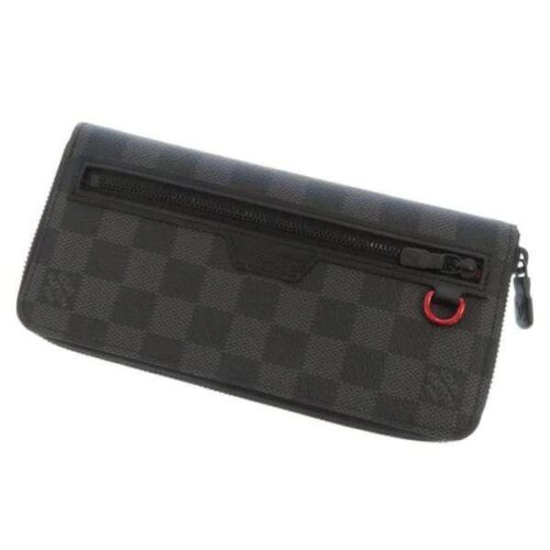 ルイヴィトン 長財布 ダミエ・グラフィット ユーティリティ・ジッピーウォレット ヴェルティカル N60355