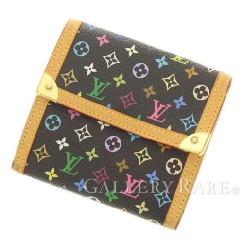 ルイヴィトン 財布 マルチカラー ポルトモネ・ビエ・カルトクレディ ノワール M92984