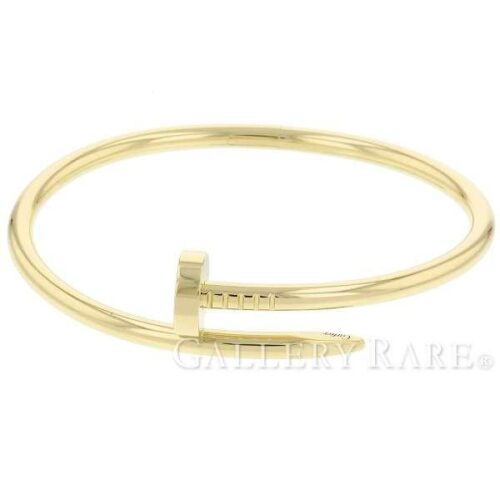 カルティエ ブレスレット ジュスト アン クル K18YGイエローゴールド サイズ17 B6048217