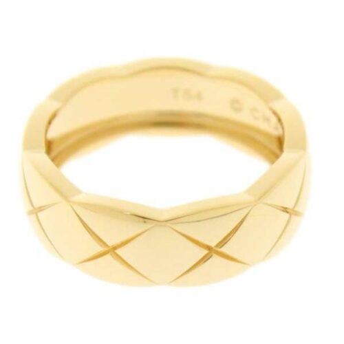 シャネル リング ココ クラッシュ ミディアム リングサイズ54 K18YGイエローゴールド J10571 CHANEL 指輪 ジュエリー jewelry