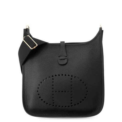 エルメス ショルダーバッグ エブリン3 PM ブラック/ゴールド金具 トリヨンクレマンス K刻印