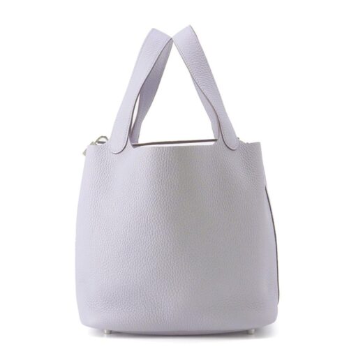 エルメス ハンドバッグ ピコタンロックMM グリパンタン/シャンパンゴールド金具 トリヨンクレマンス K刻印