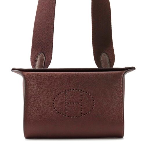 ３．エルメス ショルダーバッグ ヴィドポッシュ ルージュセリエ