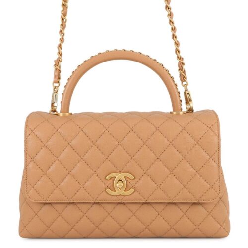 シャネル ハンドバッグ マトラッセ ココマーク ココハンドル キャビアスキン A92991 CHANEL 2wayショルダー