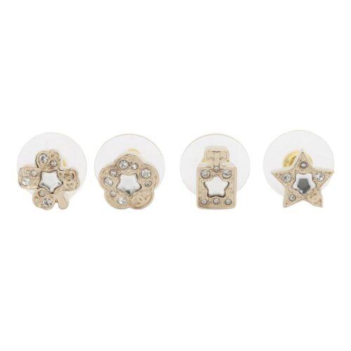 シャネル ピアス ココマーク ミニピアス 4点セット ラインストーン B25P ABF373