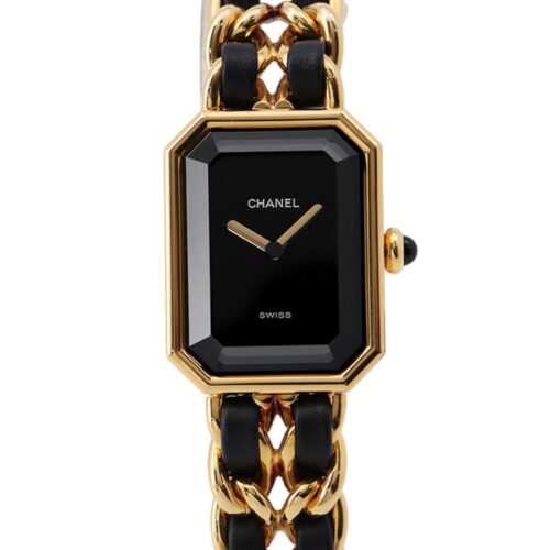 シャネル プルミエール L H0001 CHANEL 腕時計 黒文字盤