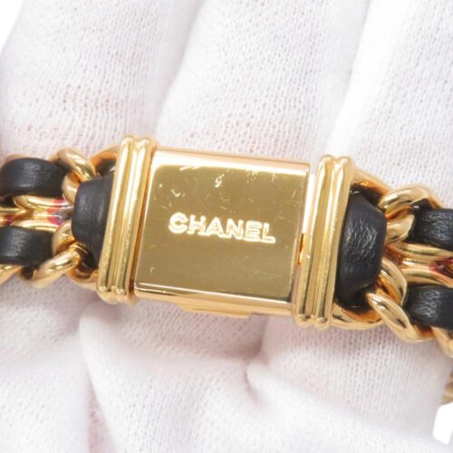 シャネル プルミエール L H0001 CHANEL 腕時計 黒文字盤