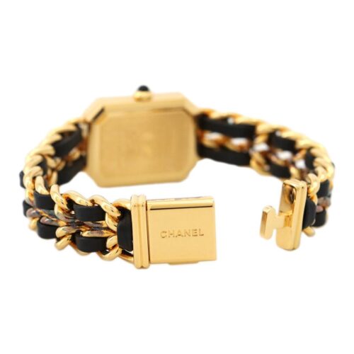シャネル プルミエール M H0001 CHANEL 腕時計 黒文字盤