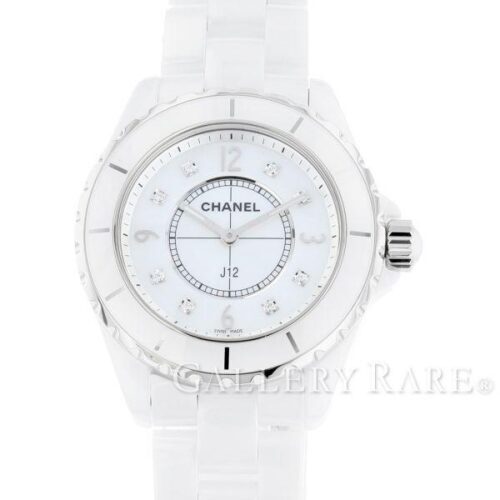 シャネル J12 38mm ダイヤモンド ホワイト